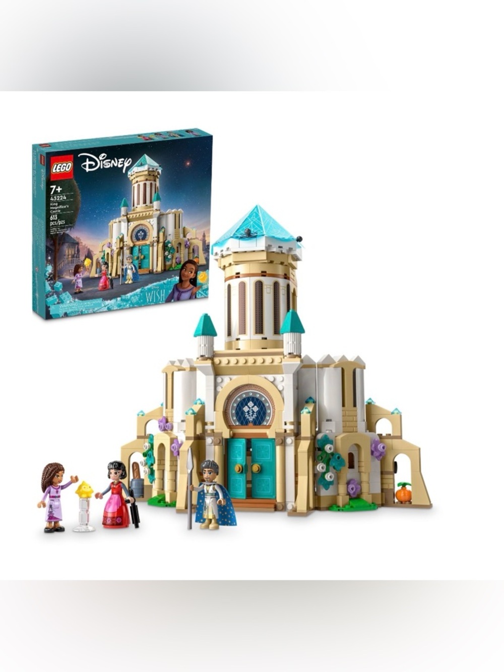 Disney Princess Castle Building Set - Teal, Tan, White & Purple